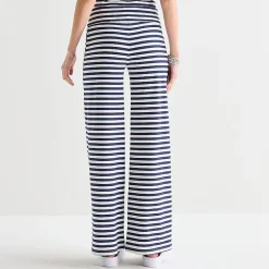 Forever 21 Womens Juniors Wide Leg Mid Rise Pull-On Pant