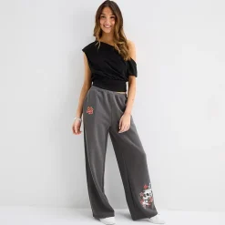 Forever 21 Womens Juniors Wide Leg Sweatpant