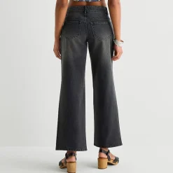 Forever 21 Womens Juniors Wide Leg Jean