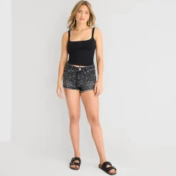 Forever 21 Womens 2 1/4" Low Rise Juniors Denim Short