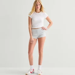 Forever 21 Womens Mid Rise Juniors Pull-On Short