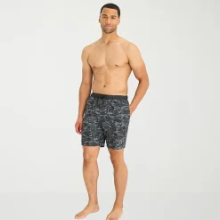 Free Country Mens 7" Camouflage Swim Trunks