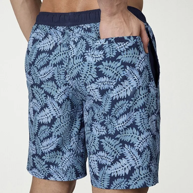 Free Country Mens 7" Camouflage Swim Trunks