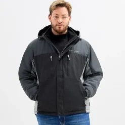 Free Country Mens Water Resistant Big and Tall Midweight Ski Jacket