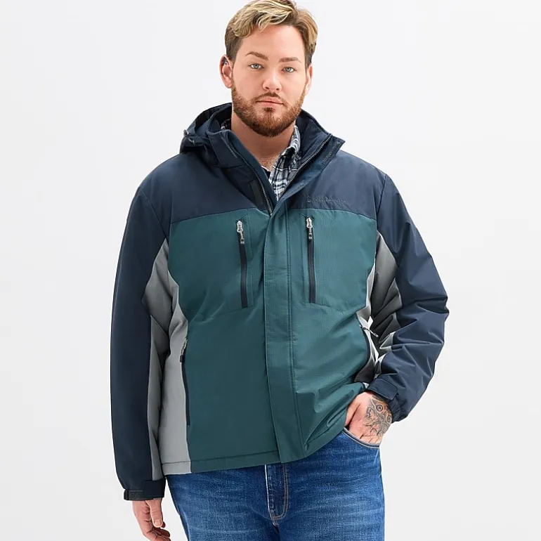Free Country Mens Water Resistant Big and Tall Midweight Ski Jacket