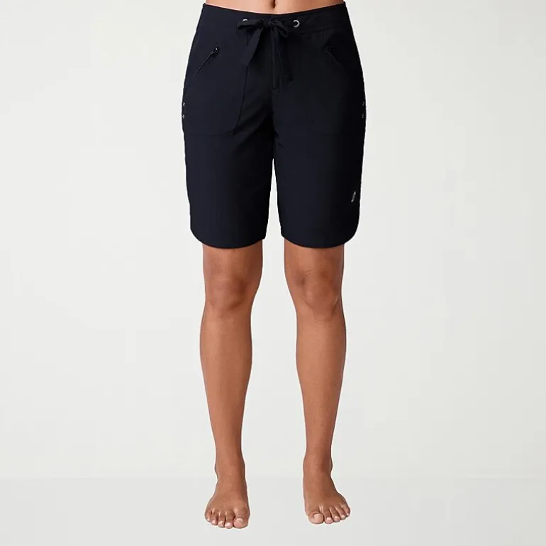 Free Country Paradise Womens Drawstring Waist Bermuda Board Shorts