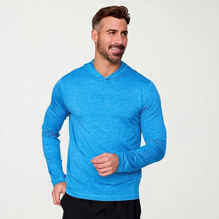 Free Country Sun Free Mens Long Sleeve Swim Shirt