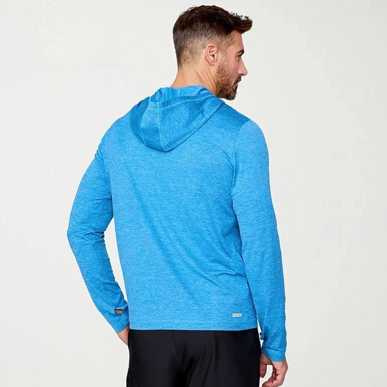 Free Country Sun Free Mens Long Sleeve Swim Shirt