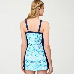Free Country Womens Abstract Swim Dress