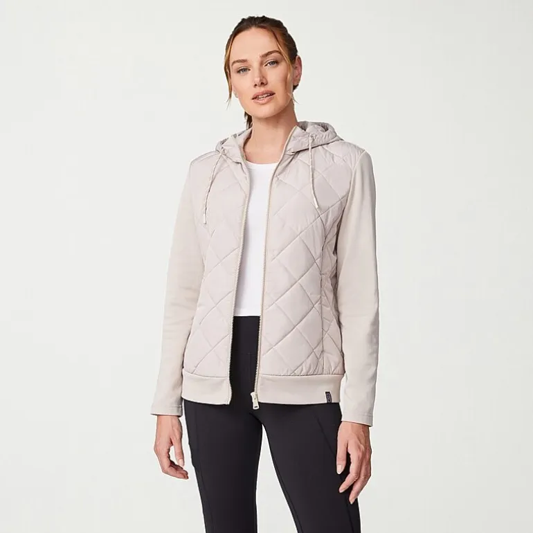 Free Country Womens Hooded Lightweight Quilted Jacket