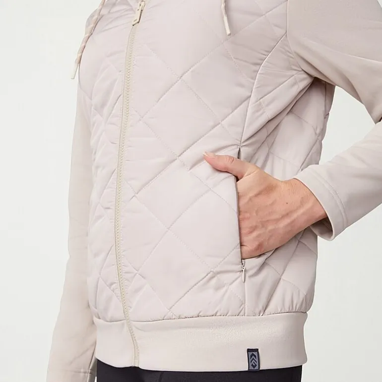 Free Country Womens Hooded Lightweight Quilted Jacket