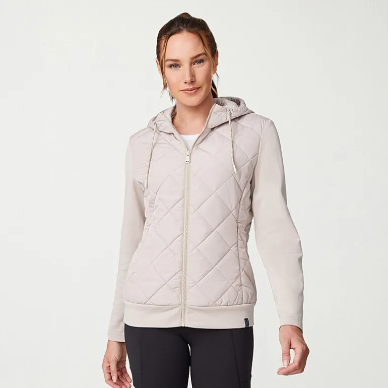 Free Country Womens Hooded Lightweight Quilted Jacket
