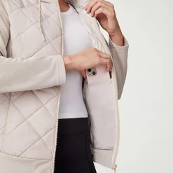 Free Country Womens Hooded Lightweight Quilted Jacket