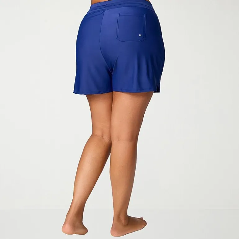 Free Country Womens Plus Swim Shorts