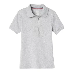 French Toast Big Kid Girls Short Sleeve Regular Fit Polo Shirt