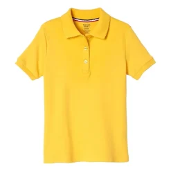 French Toast Big Kid Girls Short Sleeve Regular Fit Polo Shirt