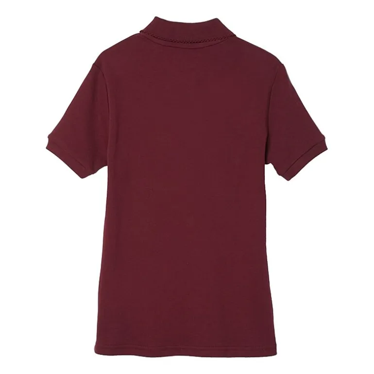 French Toast Big Kid Girls Short Sleeve Regular Fit Polo Shirt