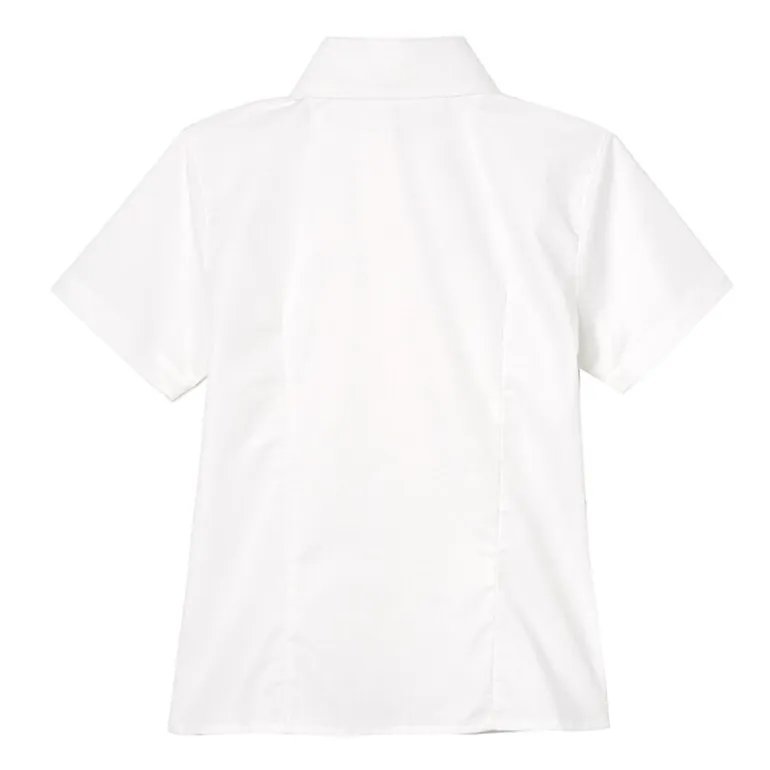 French Toast Little & Big Girls Short Sleeve Wrinkle Resistant Blouse