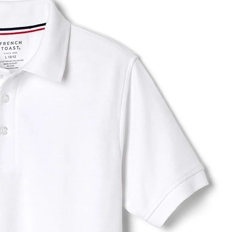 French Toast Little & Big Kid Boys Short Sleeve Boxy Fit Polo Shirt