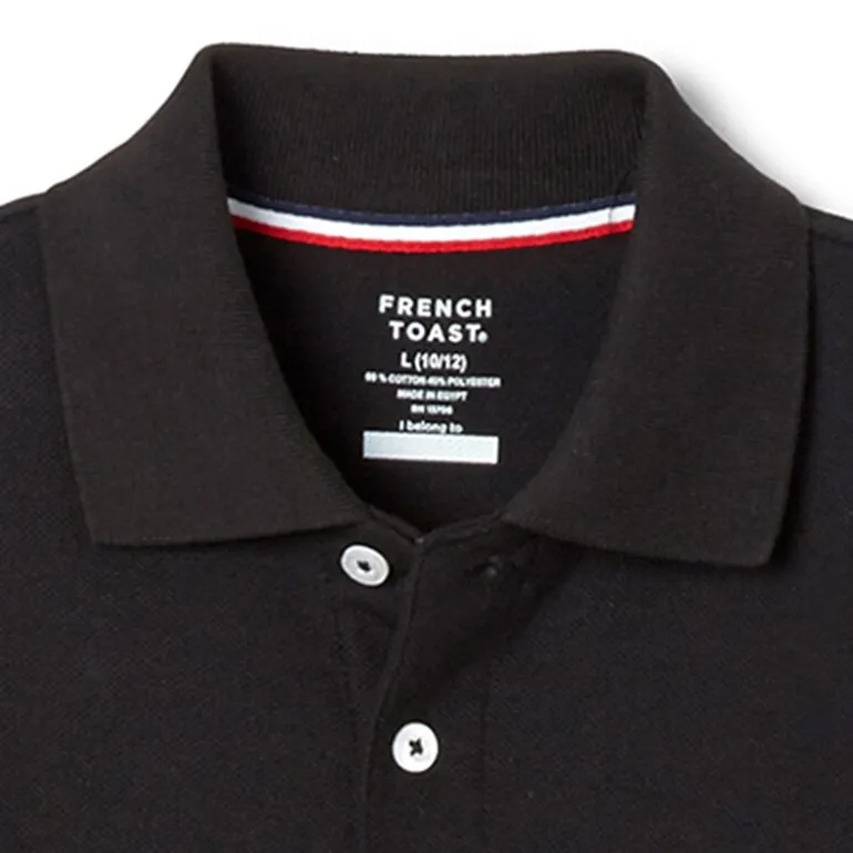French Toast Little & Big Kid Boys Short Sleeve Boxy Fit Polo Shirt