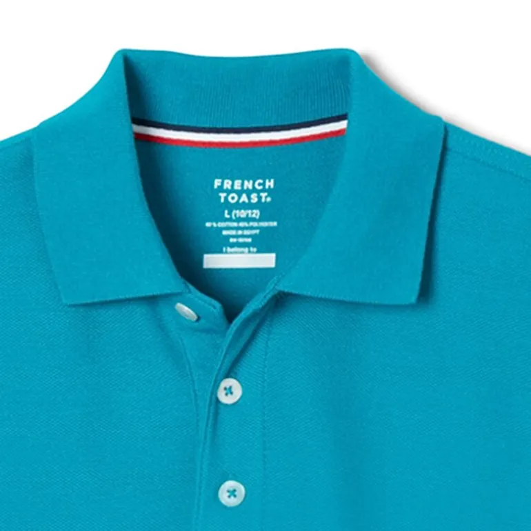 French Toast Little & Big Kid Boys Short Sleeve Boxy Fit Polo Shirt