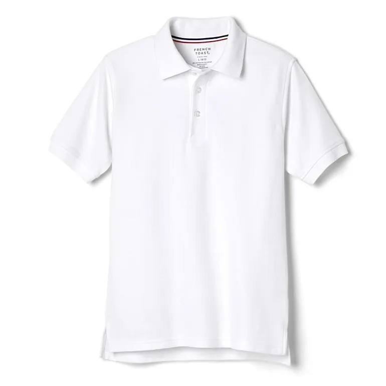 French Toast Little & Big Kid Boys Short Sleeve Boxy Fit Polo Shirt