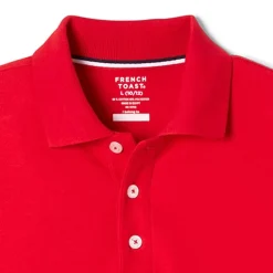 French Toast Little & Big Kid Boys Short Sleeve Boxy Fit Polo Shirt