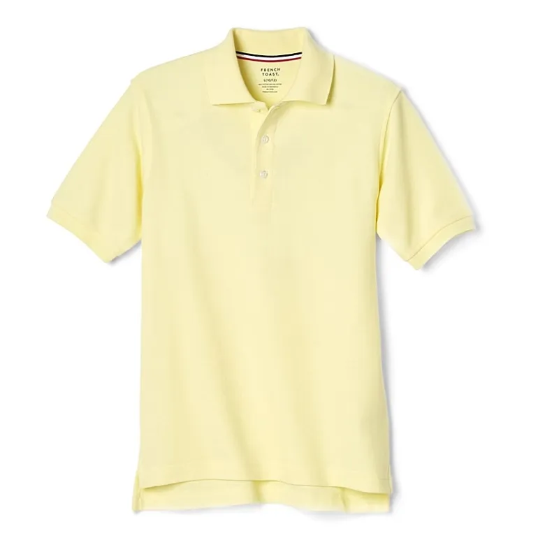 French Toast Little & Big Kid Boys Short Sleeve Boxy Fit Polo Shirt