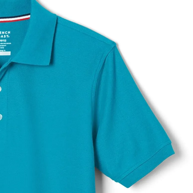 French Toast Little & Big Kid Boys Short Sleeve Boxy Fit Polo Shirt