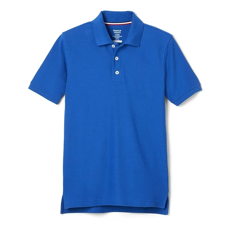 French Toast Little & Big Kid Boys Short Sleeve Boxy Fit Polo Shirt