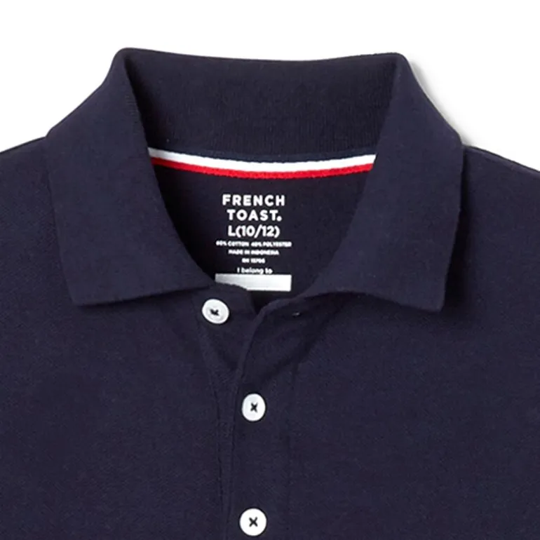 French Toast Little & Big Kid Boys Short Sleeve Boxy Fit Polo Shirt