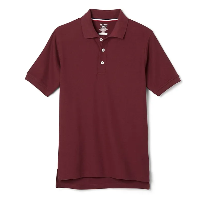 French Toast Little & Big Kid Boys Short Sleeve Boxy Fit Polo Shirt