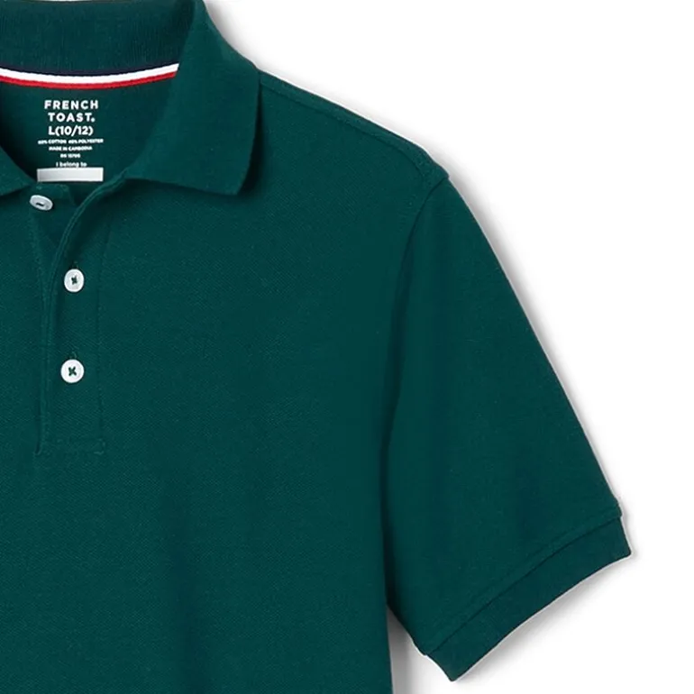 French Toast Little & Big Kid Boys Short Sleeve Boxy Fit Polo Shirt