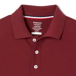 French Toast Little & Big Kid Boys Short Sleeve Boxy Fit Polo Shirt