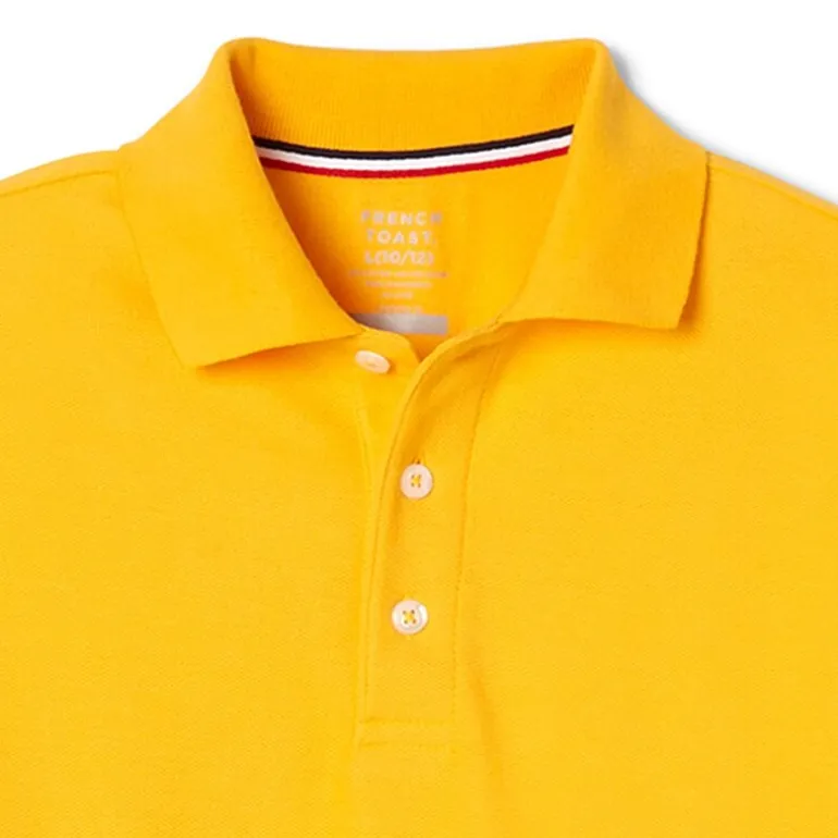 French Toast Little & Big Kid Boys Short Sleeve Boxy Fit Polo Shirt
