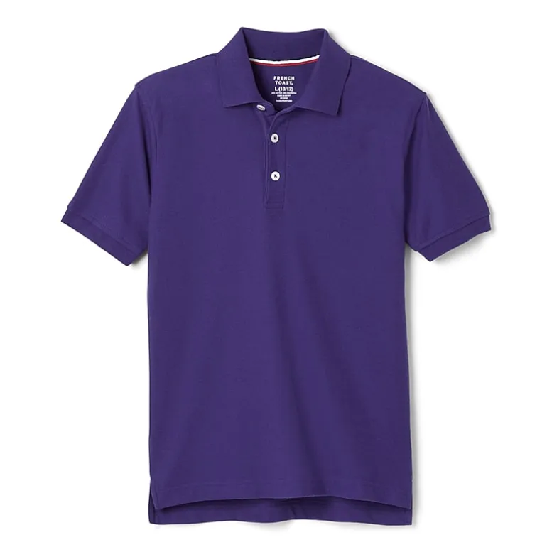 French Toast Little & Big Kid Boys Short Sleeve Boxy Fit Polo Shirt