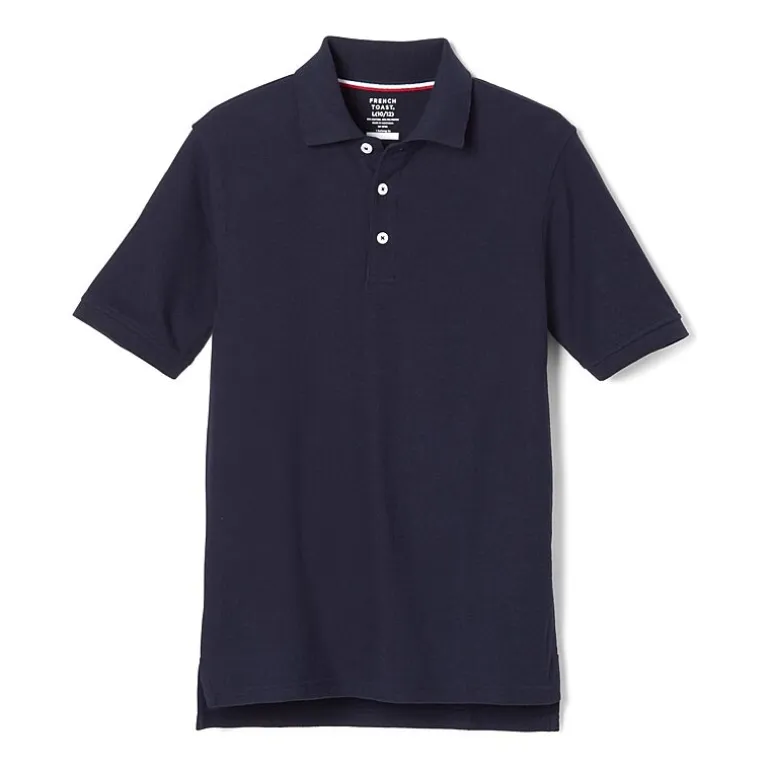 French Toast Little & Big Kid Boys Short Sleeve Boxy Fit Polo Shirt