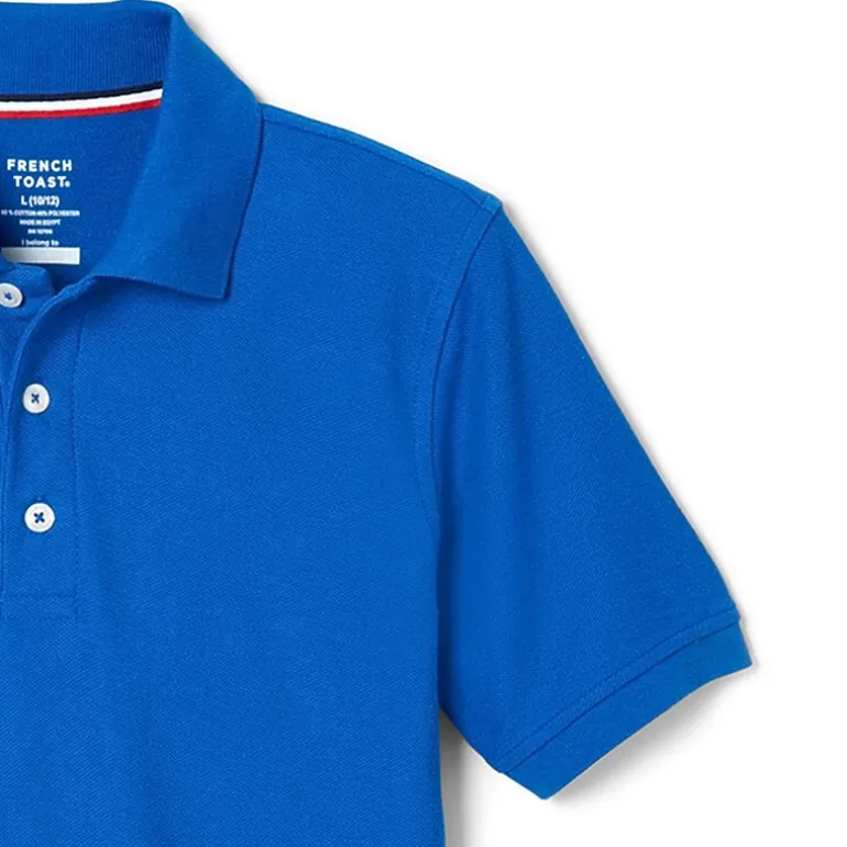 French Toast Little & Big Kid Boys Short Sleeve Boxy Fit Polo Shirt