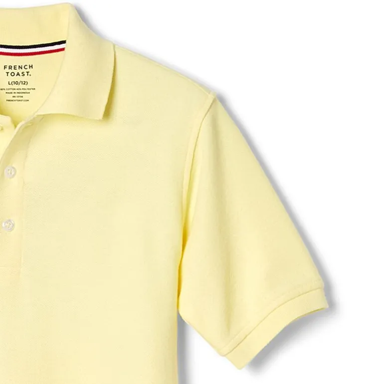 French Toast Little & Big Kid Boys Short Sleeve Boxy Fit Polo Shirt