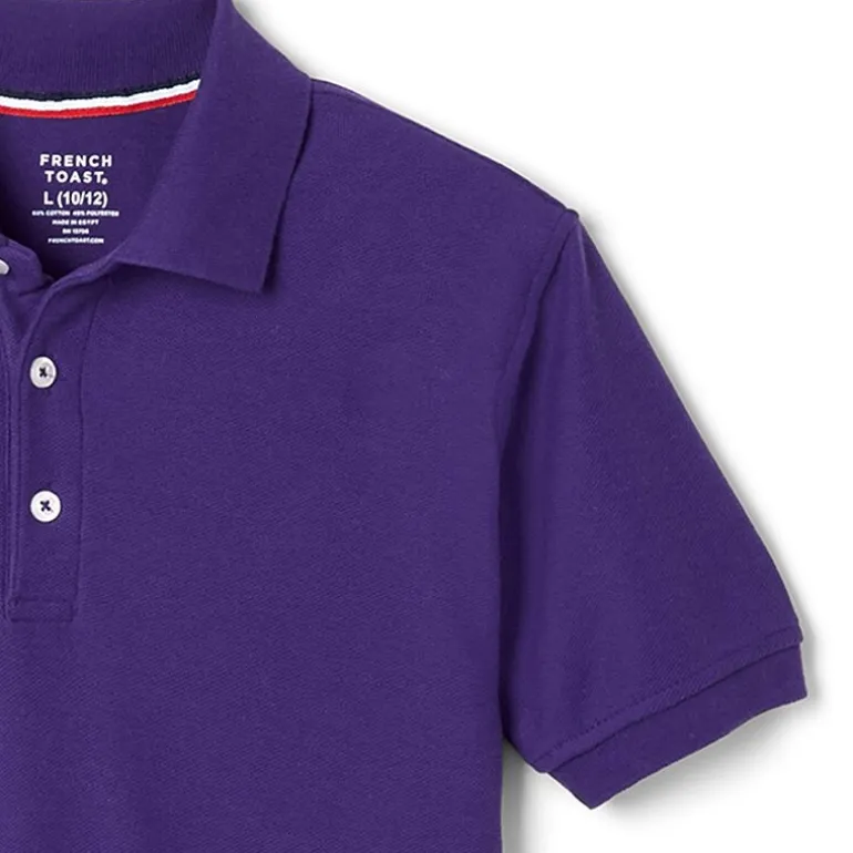 French Toast Little & Big Kid Boys Short Sleeve Boxy Fit Polo Shirt