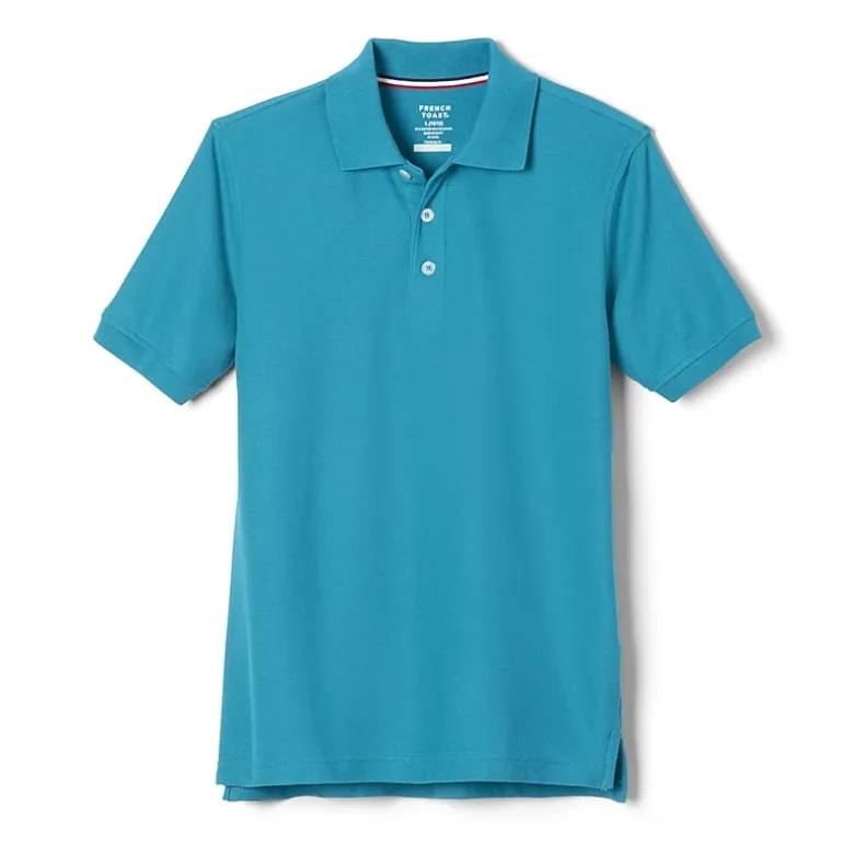 French Toast Little & Big Kid Boys Short Sleeve Boxy Fit Polo Shirt