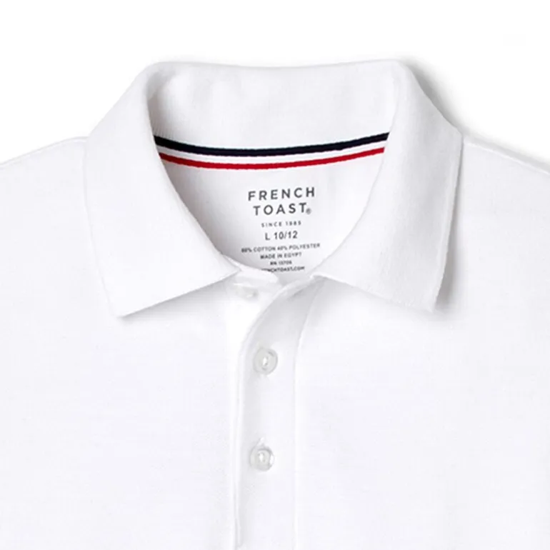 French Toast Little & Big Kid Boys Short Sleeve Boxy Fit Polo Shirt