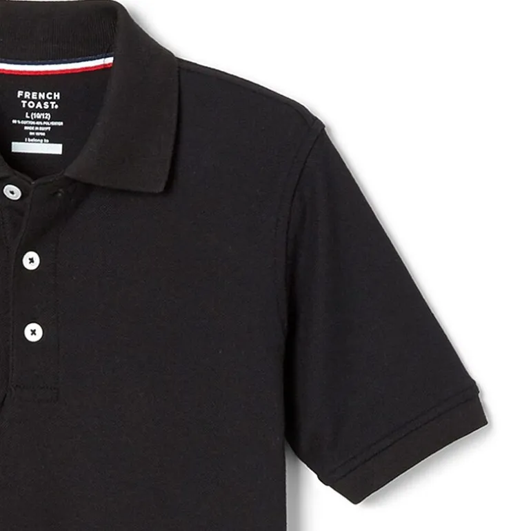 French Toast Little & Big Kid Boys Short Sleeve Boxy Fit Polo Shirt