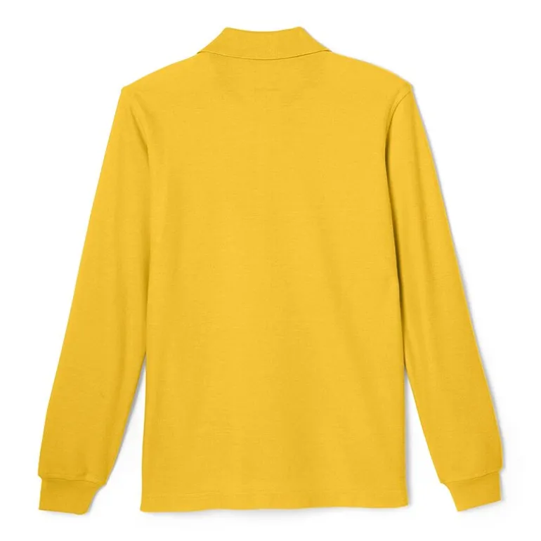 French Toast Little & Big Kid Boys Long Sleeve Boxy Fit Polo Shirt
