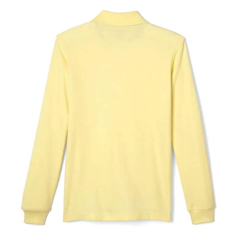 French Toast Little & Big Kid Boys Long Sleeve Boxy Fit Polo Shirt