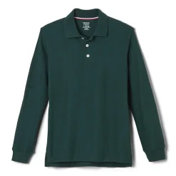 French Toast Little & Big Kid Boys Long Sleeve Boxy Fit Polo Shirt