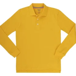 French Toast Little & Big Kid Boys Long Sleeve Boxy Fit Polo Shirt