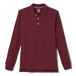 French Toast Little & Big Kid Boys Long Sleeve Boxy Fit Polo Shirt