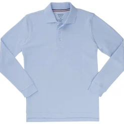 French Toast Little & Big Kid Boys Long Sleeve Boxy Fit Polo Shirt