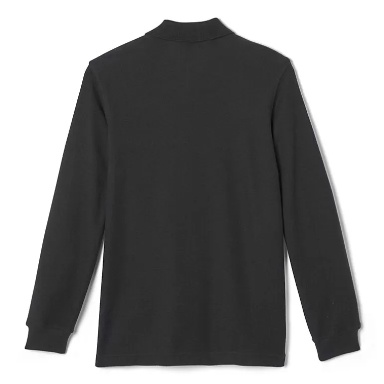 French Toast Little & Big Kid Boys Long Sleeve Boxy Fit Polo Shirt